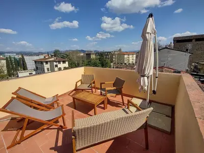 Balcone o terrazza di Apartment BLU in Florence, Oltrarno - San Frediano