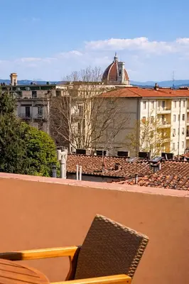 Balcone o terrazza di Apartment BLU in Florence, Oltrarno - San Frediano