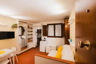 TV o dispositivi per l'intrattenimento presso Vigna Vecchia Cozy Apartment