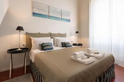 Letto o letti in una camera di MediciApt - Lorenzo suite