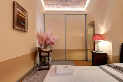 Letto o letti in una camera di Podere Villanuova