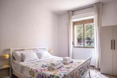Letto o letti in una camera di Scandicci Flat - 15 mins from Florence