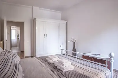 Letto o letti in una camera di Scandicci Flat - 15 mins from Florence