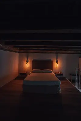 Letto o letti in una camera di Palazzo magnale