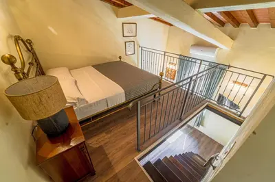 Letto o letti in una camera di Diana 2 Quiet Area for Families