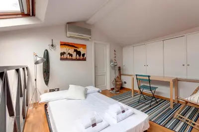 Letto o letti in una camera di Brancacci District Apartment