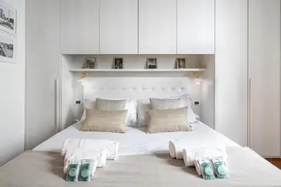 Letto o letti in una camera di Borgo Pinti Medieval Apartment