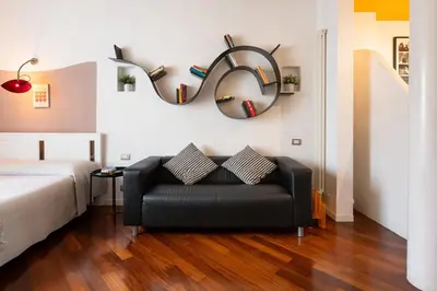 Letto o letti in una camera di Keys of Italy-Barbi16-a unique studio in Florence!