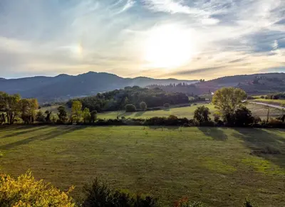 Paesaggio naturale nelle vicinanze dell'appartamento