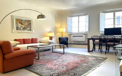 Area soggiorno di Uffizi Charming Apartment