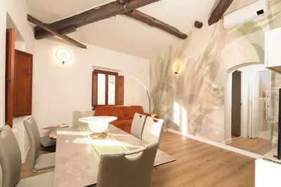 Area soggiorno di I Fragoli a Sant'Ambrogio Apartments Florence