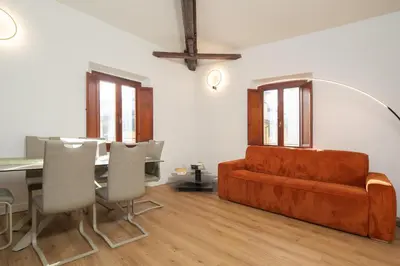 Area soggiorno di I Fragoli a Sant'Ambrogio Apartments Florence