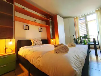 Letto o letti in una camera di Mokuren Apartment