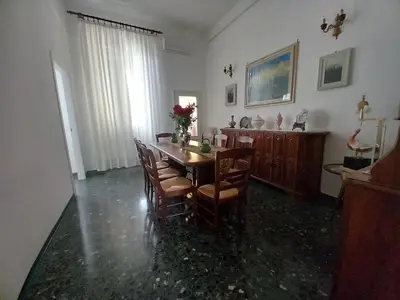 Area soggiorno di Casone Apartment