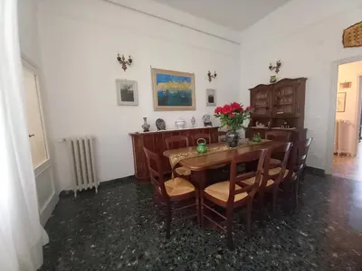 Area soggiorno di Casone Apartment
