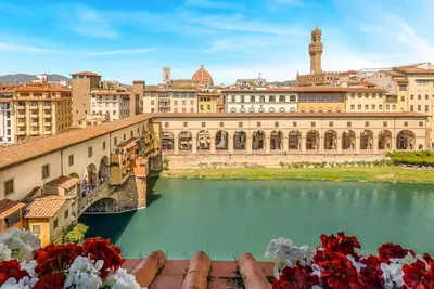 Vista sul fiume nelle vicinanze dell'appartamento