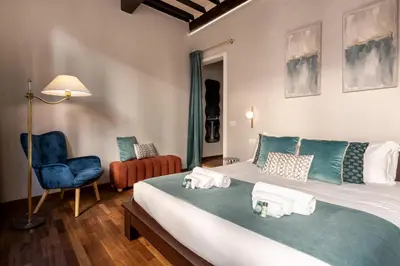 Letto o letti in una camera di Buonarroti's 1881 - The Secret Door to Florence