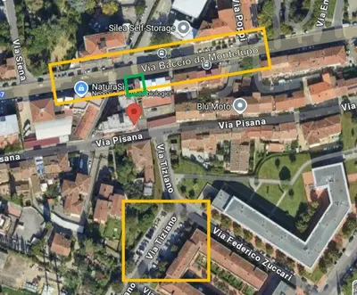 Il quartiere o una zona nella vicinanze dell'appartamento