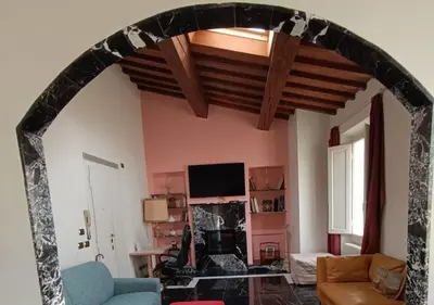 Area soggiorno di Il Nido sul Duomo - Sui tetti di Firenze