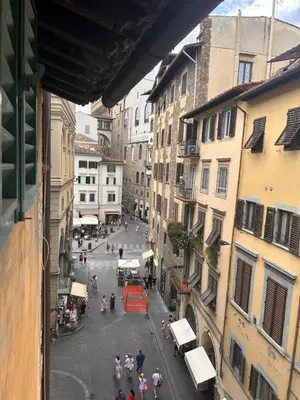 Vista generica su Firenze o vista sulla città dall'interno dell'appartamento