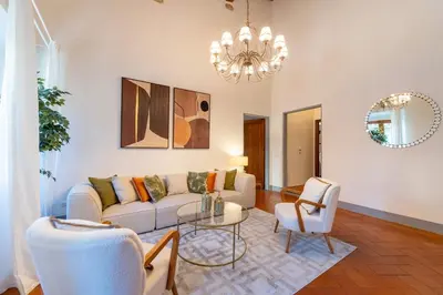 Area soggiorno di Genteel Home San Gallo