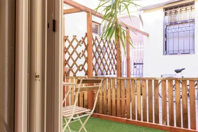 Balcone o terrazza di Cozy House in Pepi Street