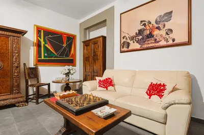 Area soggiorno di Luxury suite ponte veccio!