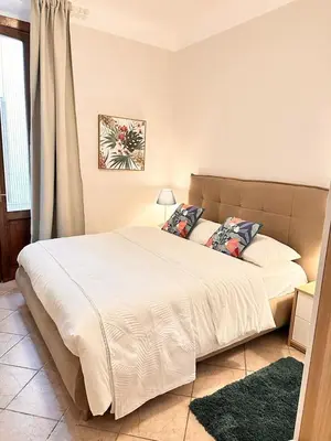 Letto o letti in una camera di La Corte di Angelico