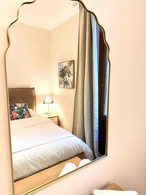 Letto o letti in una camera di La Corte di Angelico
