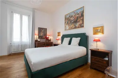 Letto o letti in una camera di Florence Cozy Apartment