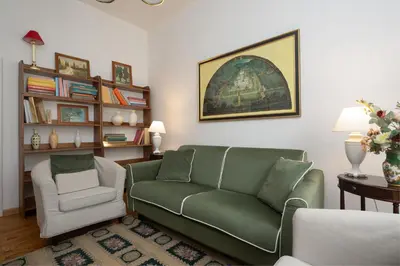Area soggiorno di Florence Cozy Apartment