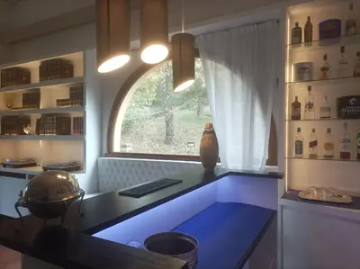 Cucina o angolo cottura di Villa Gaudia camere All Inclusive