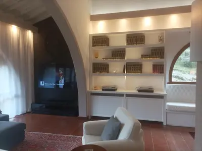 TV o dispositivi per l'intrattenimento presso Villa Gaudia camere All Inclusive