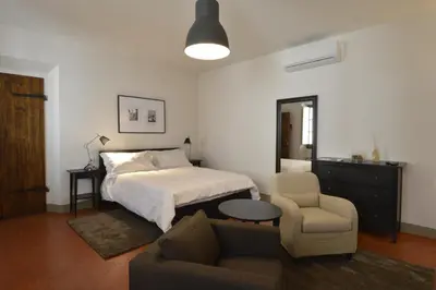 Letto o letti in una camera di Toscanelli Residenza d'Epoca
