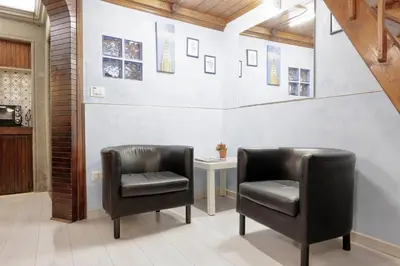 Area soggiorno di Magnoli Loft