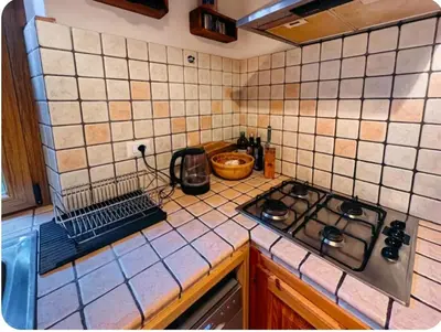 Cucina o angolo cottura di Bilocale Artimino campagna toscana