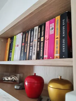 Biblioteca nell'appartamento
