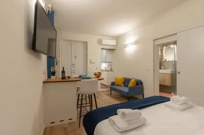 Letto o letti in una camera di Romantic Nest in the Heart of Florence