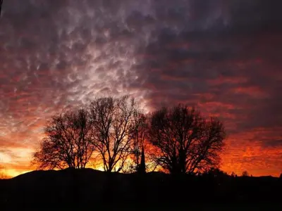 Alba o tramonto visti dall'interno della casa vacanze o dai dintorni