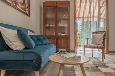 Area soggiorno di The Olive Suite