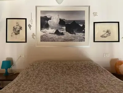 Letto o letti in una camera di Cozy apartment in Oltrarno area