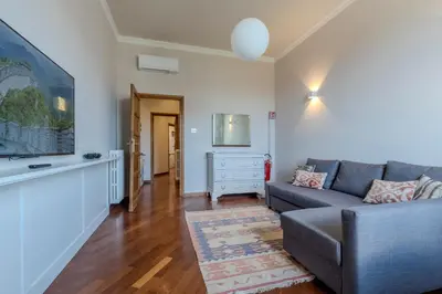TV o dispositivi per l'intrattenimento presso Flat in Belfiore