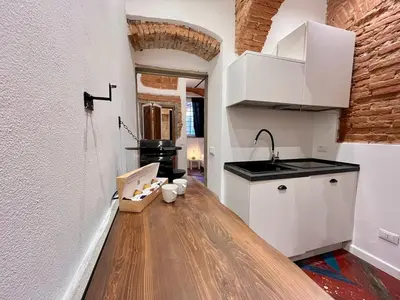 Cucina o angolo cottura di Tuscan charm in San Frediano