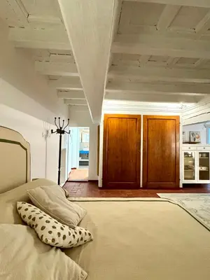 Letto o letti in una camera di Santino Loft