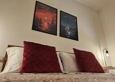 Letto o letti in una camera di Tokei Togliatti Florence - 10min from Airport