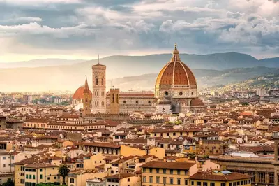 Vista generica su Campi Bisenzio o vista sulla città dall'interno dell'appartamento