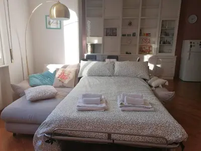Letto o letti in una camera di Casa Bonito