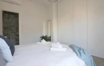 Letto o letti in una camera di Magnificent apartment for 4 people