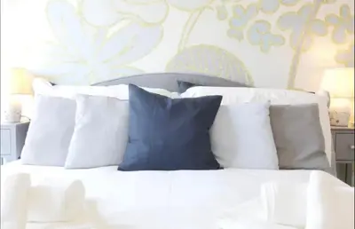 Letto o letti in una camera di Magnificent apartment for 4 people