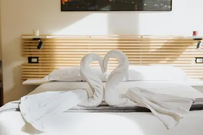Letto o letti in una camera di Brand new apartment in the heart of Florence